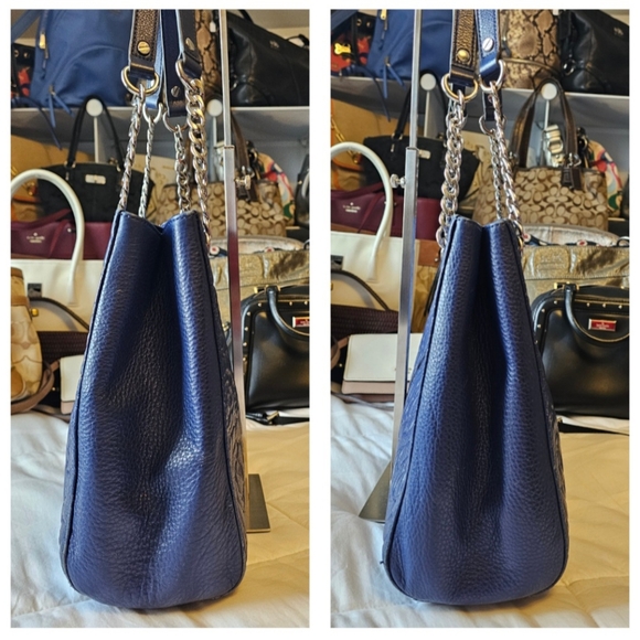 Karl Lagerfeld Paris Rose Textured Tote / Shoulder Bag - Picture 8 of 10